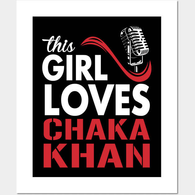 This Girl Loves Chaka Wall Art by Crazy Cat Style